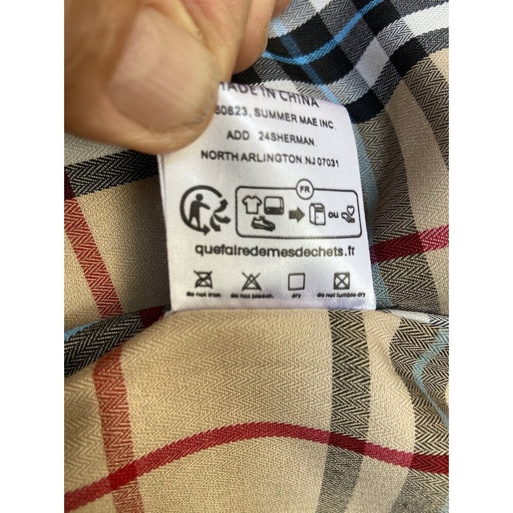 SaphiRose Women's Long Hooded Rain Jacket Outdoor Raincoat Windbreaker Sz S NEW - Picture 11 of 15
